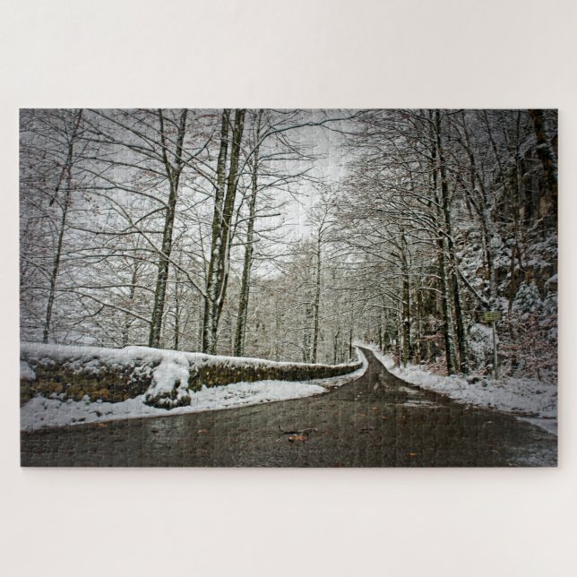 Pfad zum Dreamland - deutscher Wald - 20x30-1014 S Puzzle (Horizontal)