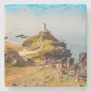 Pfad zum Leuchtturm Steinuntersetzer