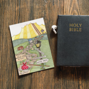 Pfad zur kreuz-inspirierenden Postkarte