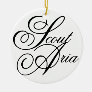 Pfadfinder-Arie Keramikornament