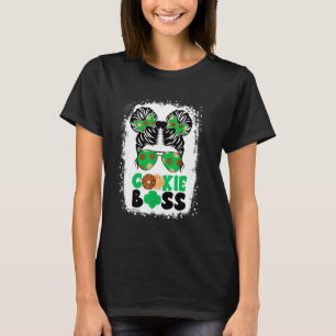 Pfadfinder-Cookies-Chefin Unordentliche Dutt-Cooki T-Shirt