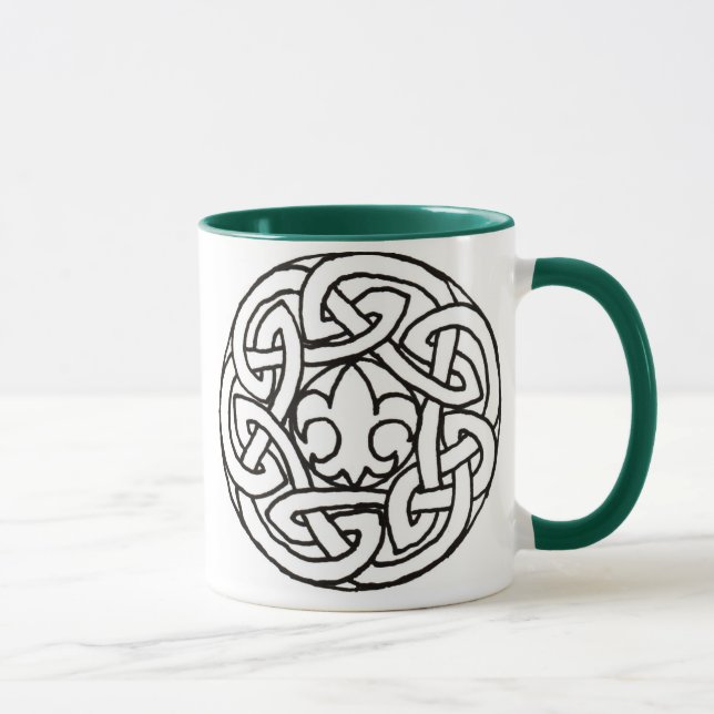 Pfadfinder-Knoten-Tasse (Front) Tasse (Rechts)