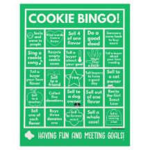 Pfadfinder - Kochkabine Bingo auf Letterhead