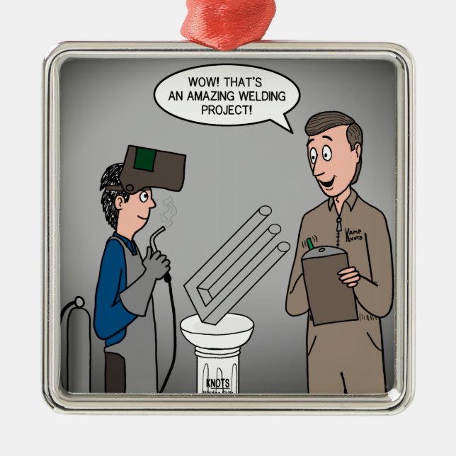 Pfadfinder-Schweißen Ornament Aus Metall (Vorne)