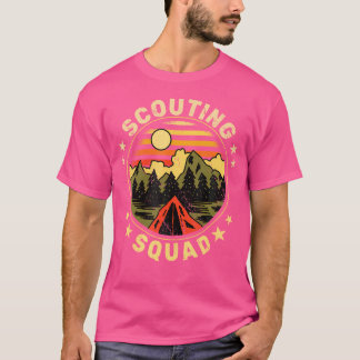 Pfadfinder Squad Vintag Scouts Camping Junge Wande T-Shirt
