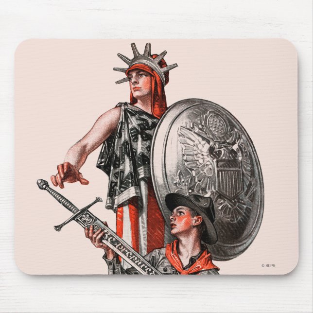 Pfadfinder und Freiheit Mousepad (Vorne)