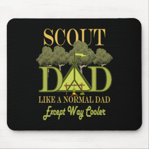 Pfadfinder-Vater-Leiter Camping Pfadfinder Für Män Mousepad