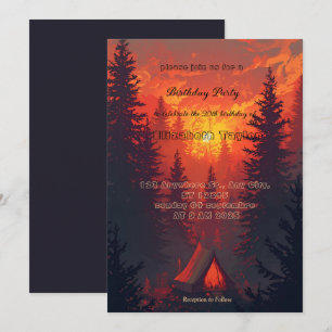 Pfadfinder verteilen Party-Einladungen Einladung