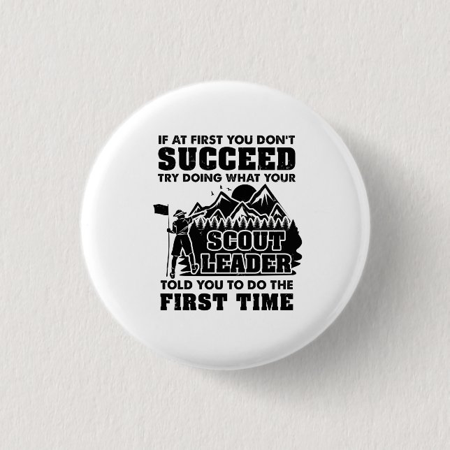 Pfadfinderführer Button (Vorderseite)