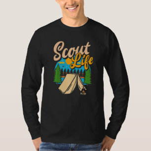 Pfadfinderleben Pfadfinder Camping Jungen Mädche T-Shirt