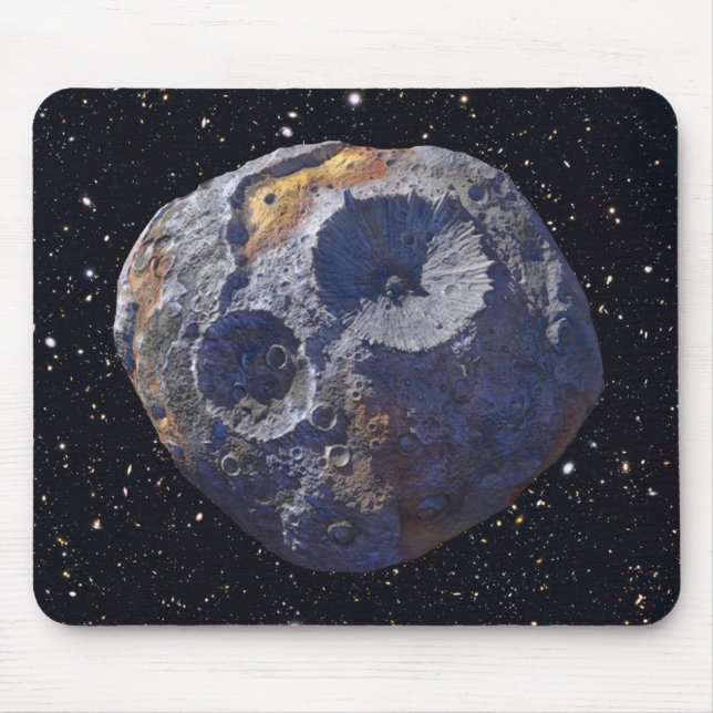 Pfadfindermission bei Asteroiden 16 Psyche Mousepad (Vorne)