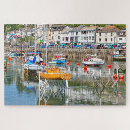 Pfahlboote, Looe, Cornwall, England Puzzle