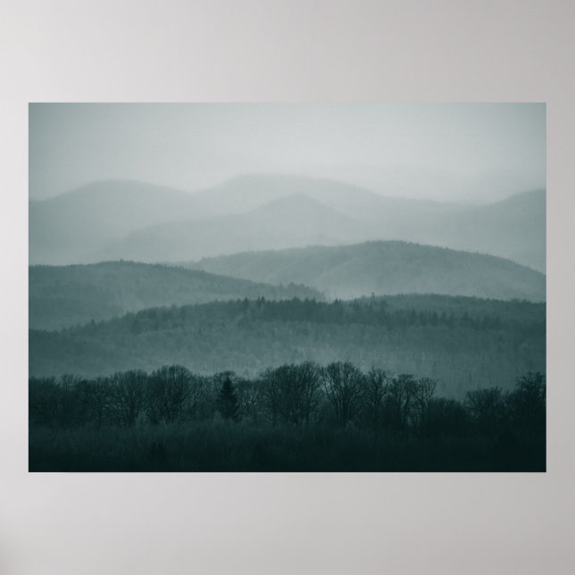 Pfälzerwald Deutschland Landschaftliches Foto Poster (Vorne)