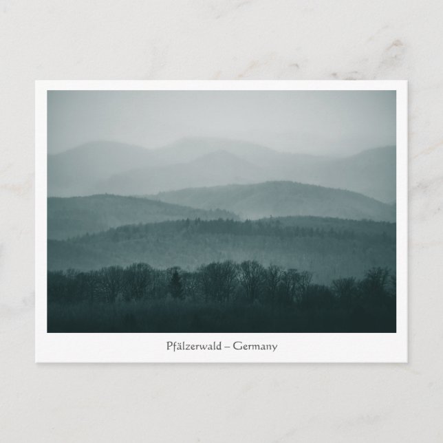 Pfälzerwald Deutschland Postkarte (Vorderseite)