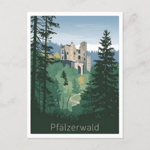 Pfälzerwald Pfalzwald Deutschland Vintag Postkarte