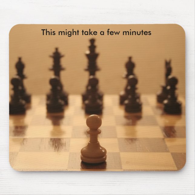 Pfand gegen die Welt Mousepad (Vorne)