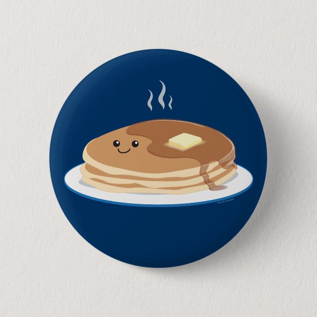 Pfannkuchen Button (Vorderseite)