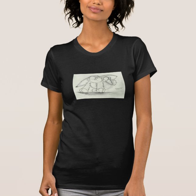 Pfannkuchen das Häschenzeichnen T-Shirt (Vorderseite)