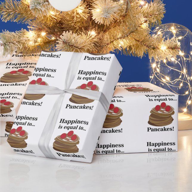 Pfannkuchen-Frühstücksparty Geschenkpapier (Feiertage)