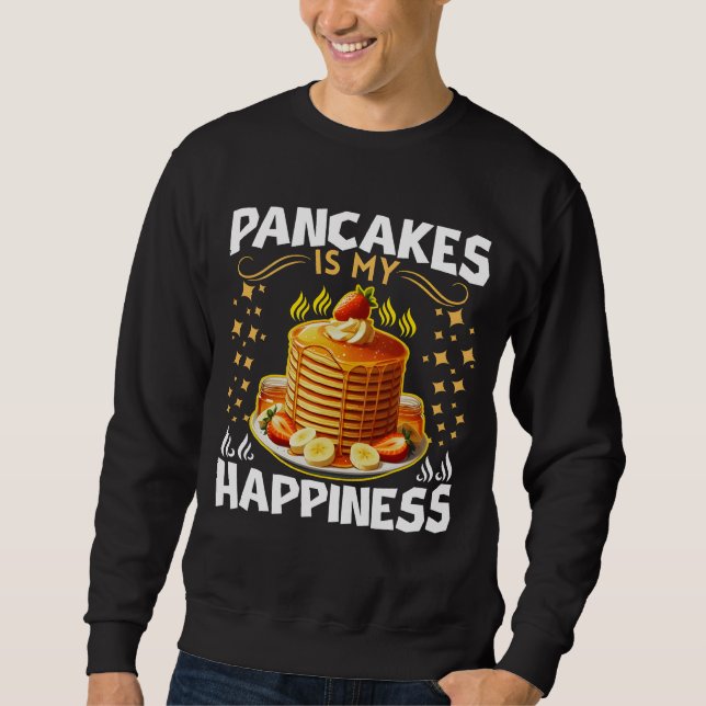 Pfannkuchen ist mein Glück Sweatshirt (Vorderseite)
