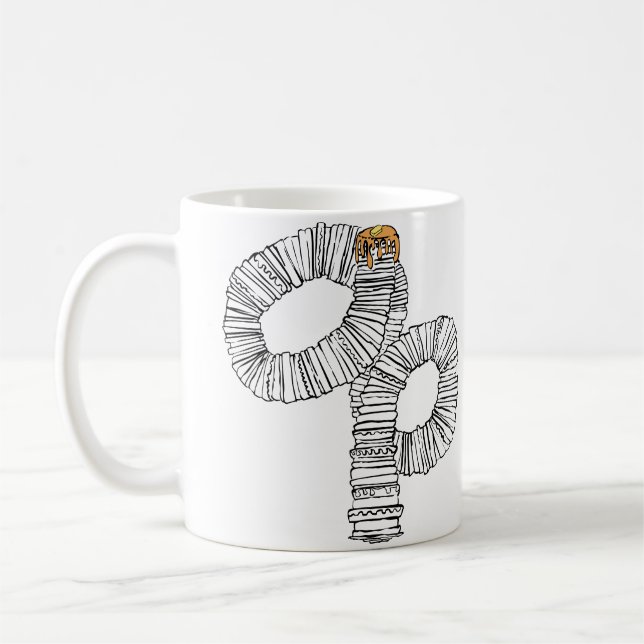 Pfannkuchen Kein So Kurzer Stapel Kaffeetasse (Links)