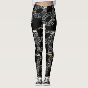 Pfannkuchen Kein So Kurzer Stapel Leggings