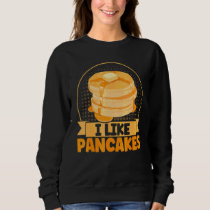 Pfannkuchen Kinder Ich mag Pfannkuchen Sweatshirt