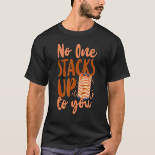 Pfannkuchen   Kinder Valentinstag Niemand stapelt  T-Shirt