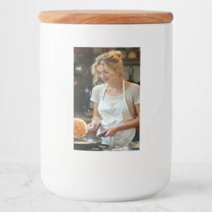 Pfannkuchen kochen Foto anpassen Lebensmitteletikett