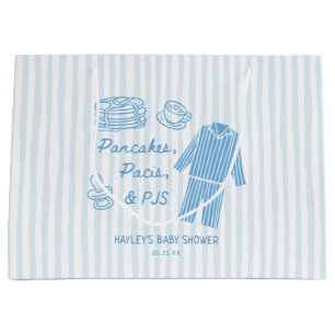 Pfannkuchen, Pacis & Pyjama-Jungen-Baby-Party Große Geschenktüte