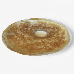 Pfannkuchen Pappteller