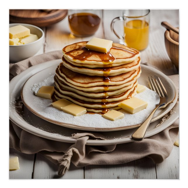 Pfannkuchen Poster (Vorderseite)