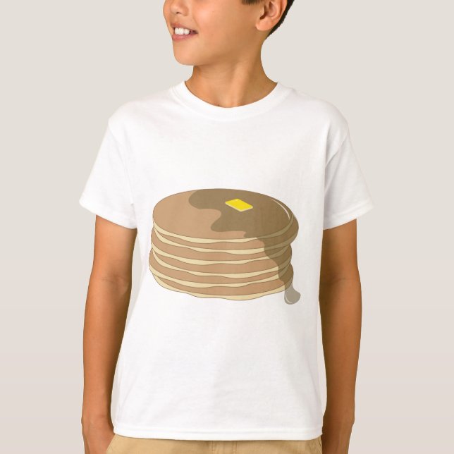 Pfannkuchen-Stapel T-Shirt (Vorderseite)