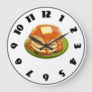 Pfannkuchen Uhr