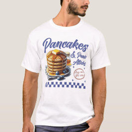 Pfannkuchen und Panikattacken Spaß für psychische  T-Shirt