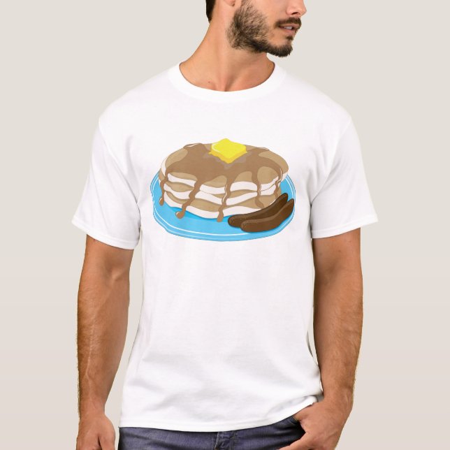 Pfannkuchen-Wurst T-Shirt (Vorderseite)