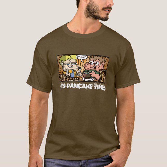 Pfannkuchen-Zeit-T - Shirt (Männer) (Vorderseite)
