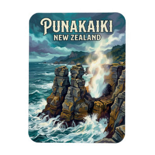Pfannkuchenfelsen Neuseeland Magnet
