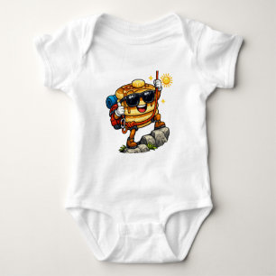 Pfannkuchenstapel-Klettern Baby Strampler