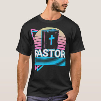 Pfarrer Christliche Kirchenprediger Retro-Geschenk T-Shirt