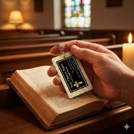 Pfarrer Gold und Schwarzer Bulk Schlüsselanhänger