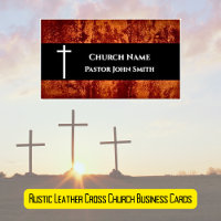 Pfarrhaus RUSTIC Leather Christlich