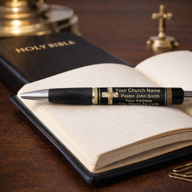Pfarrkirche Klassisches Gold und Schwarz Kugelschreiber (Von Creator hochgeladen)