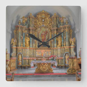 Pfarrkirche St. Margaretha Quadratische Wanduhr