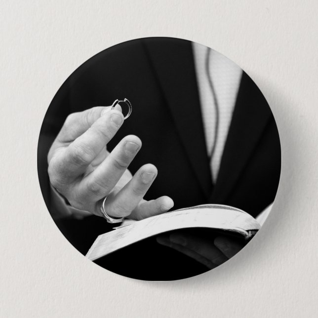 Pfarrring Button (Vorderseite)