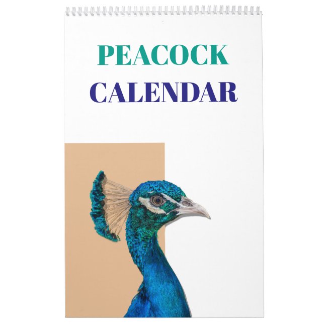 Pfau 2025 kalender (Titelbild)