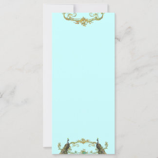 Pfau 7 Gold Filigree Rack Card