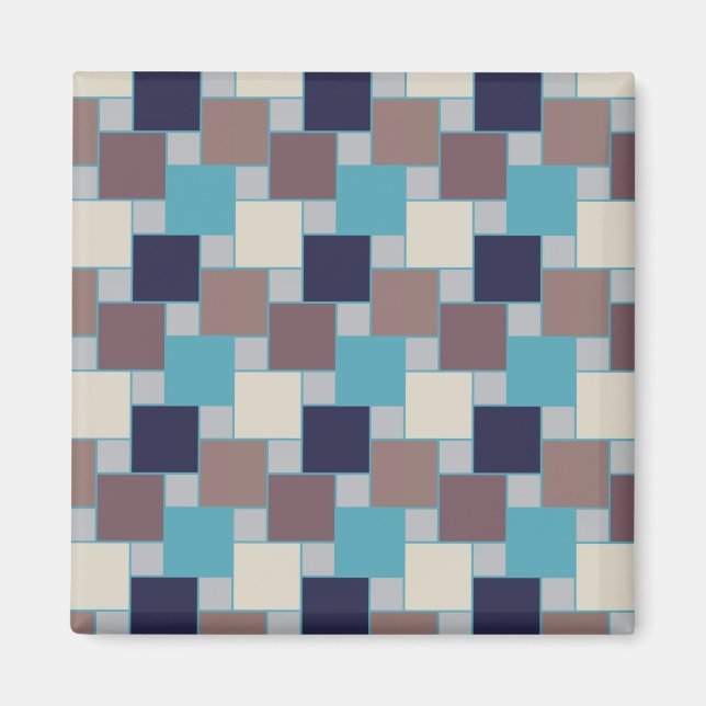 Pfau am Strand Magnet (Vorne)