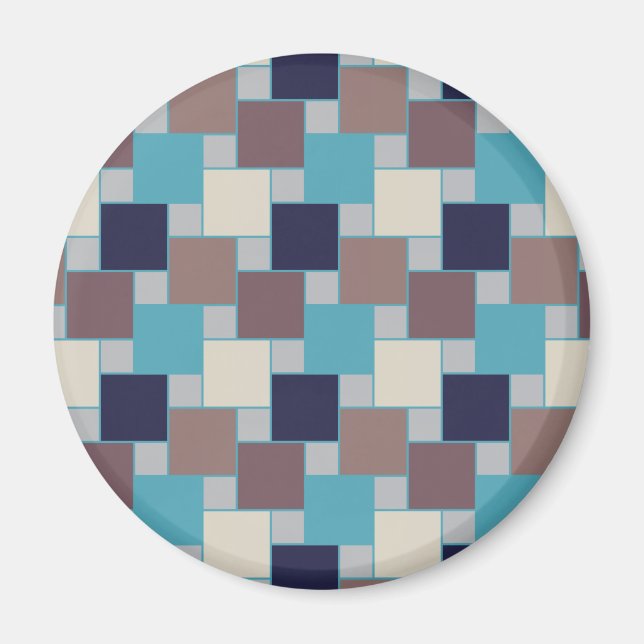 Pfau am Strand Magnet (Vorne)