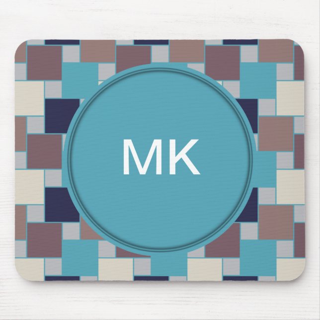 Pfau am Strand Mousepad (Vorne)